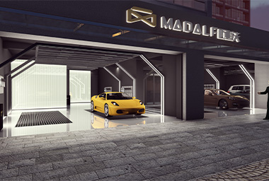 西湖区汽车美容店装修设计_案例效果图