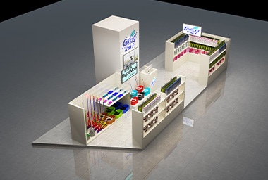 西湖区商场档口店铺装修设计_案例效果图